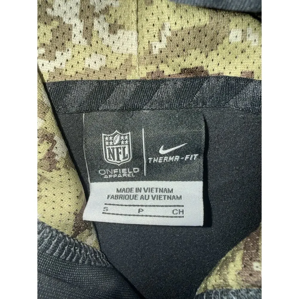 Nike NFL New Orleans Saints Salute to Service Hoodie Men's Small Black & Camo
